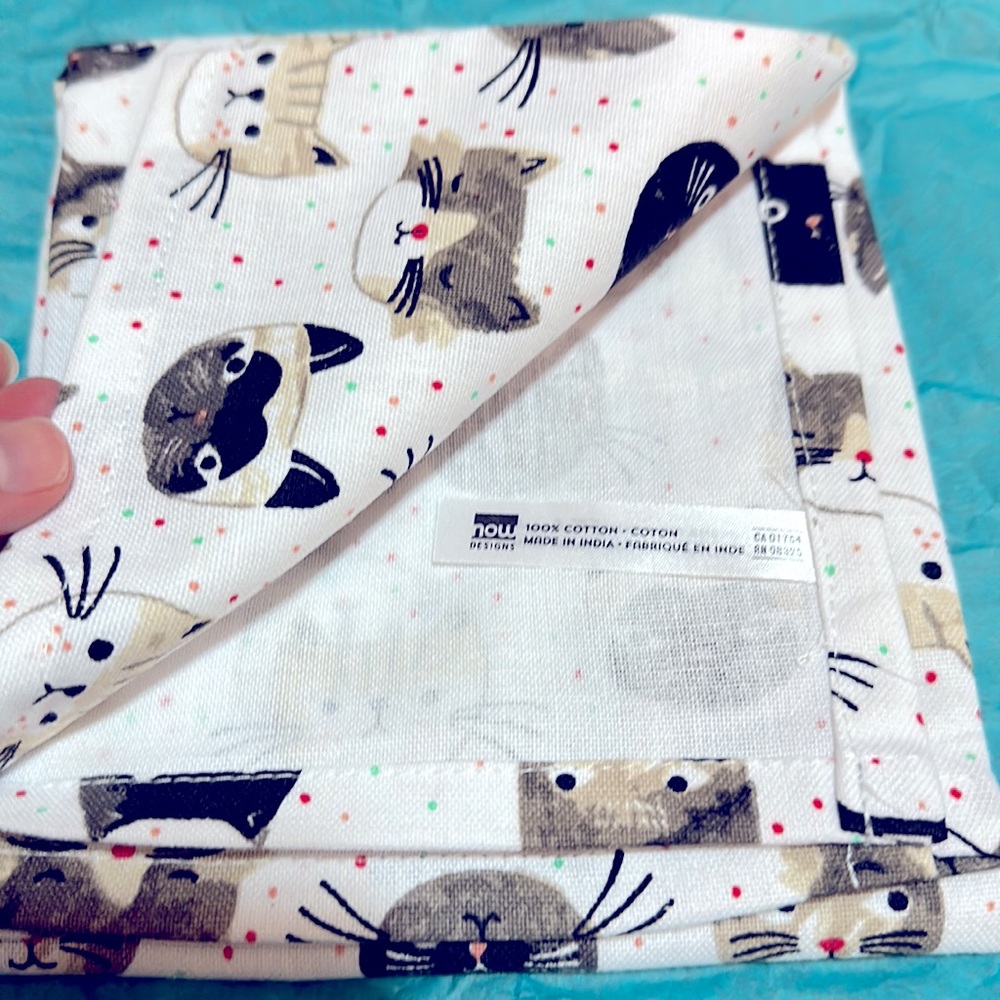 🆕 Cats and Confetti Tea Towel - Picture 3 of 4